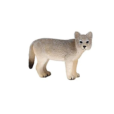 Image of MOJO Wolf Cub Woodland Wildlife Animal Model Toy Figure