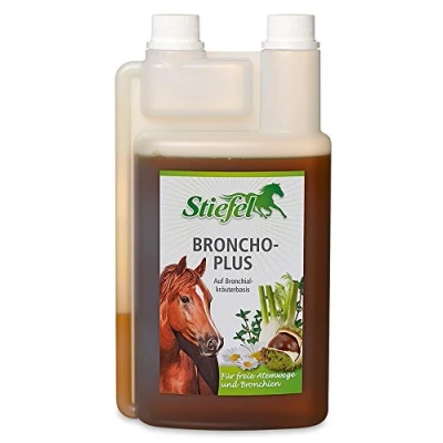 Image of Stiefel Boots Broncho Plus for Respiratory tract and Bronchial tubes from focused Herbal extracts Horses 1 Litre Bottle