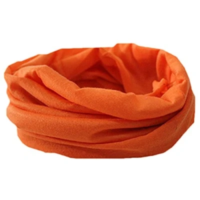 Image of Bluelans® Multifunctional Snood, Scarf, Hat, Neck Warmer, Hood, Balaclava, Face Mask, Headband (Orange)