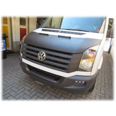 Image of AB 00265 BONNET BRA compatible with VW Volkswagen Crafter 2006 2016 STONEGUARD PROTECTOR TUNING