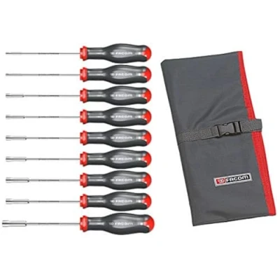 Image of Facom 74AT.JL9 Prot Nut Driver Set 9 PCE STD
