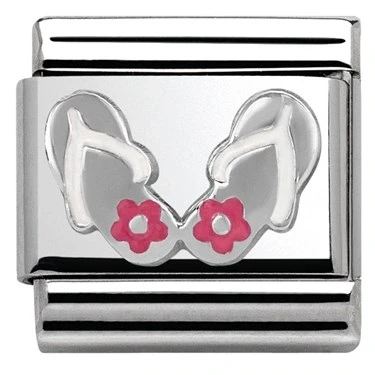 Image of Nomination Flip Flop Charm Enamel