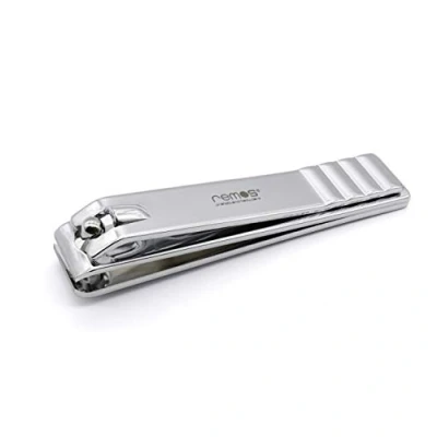 Image of REMOS Finger &amp; Toenail Clippers with Straight Blade Made of Hardened Steel 8 cm