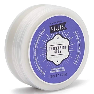 Image of HUB Classic Thickening Clay Styling Product 100 g / ml x 1. Strong Hold and Medium Matte Finish.