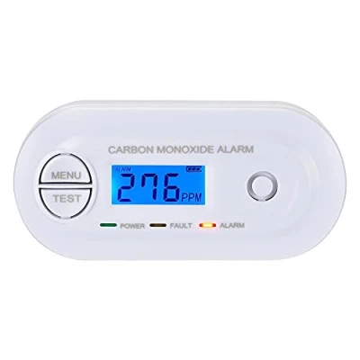 Image of Scondaor Carbon Monoxide Alarm Detector EN 50291 Certified, CO with Digital Display, Battery Powered, 10 Year Sensor