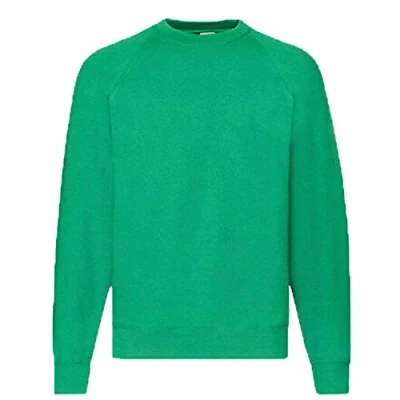 Image of Fruit of the Loom Men&#039;s Sweatshirt, Green (Kelly Green), L