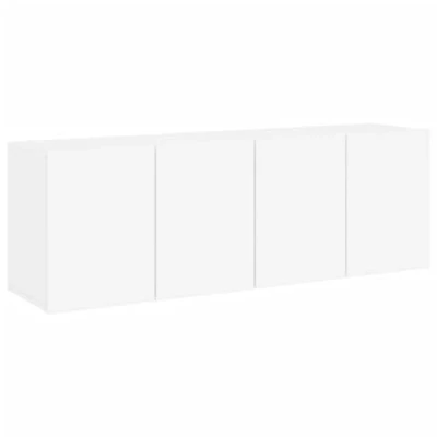 Image of vidaXL TV Cabinets Wall mounted 2 pcs White 60x30x41 cm