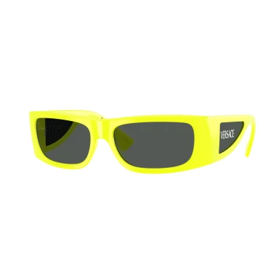 Image of Versace Unisex Sunglasses, Size: 57, Yellow fluo