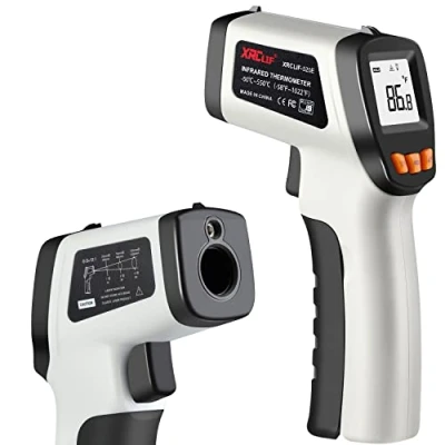 Image of Laser Infrared Thermometer Gun, 58F to 1022F ( 50C 550C) Non Contact Temperature Gun with Adjustable Emissivity&amp;LCD Display for Cooking/BBQ/Oven Pizza/Sencha/Fridge/Car