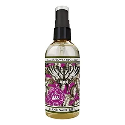 Image of Royal Botanical Gardens Kew Elderflower and Pomelo Luxury Hand Sanitiser Spray 100ml