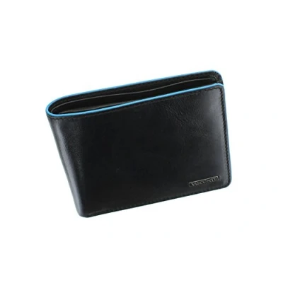 Image of VISCONTI Alps Collection OZWALD Bi Fold Leather Wallet RFID Protected ALP85 Black