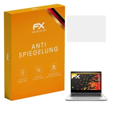 Image of atFoliX Screen Protector compatible with HP EliteBook 830 G5 Protection Film, anti reflective and shock absorbing FX Film (2X)