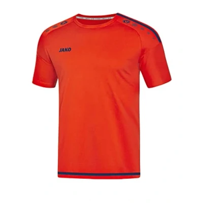 Image of JAKO Striker 2.0 Ka Jersey Men&#039;s Flame/Navy, X Large