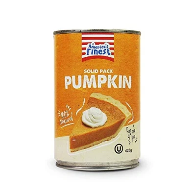Image of America&#039;s Finest, Pumpkin Puree 100% Pure 425g Tin, Pack of 2