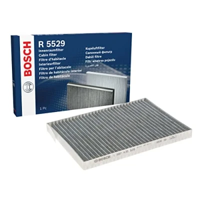 Image of 272774658R Pollen Filter BOSCH 1 987 435 529 Activated Carbon 250,5mm 182mm 20mm RENAULT: Koleos I