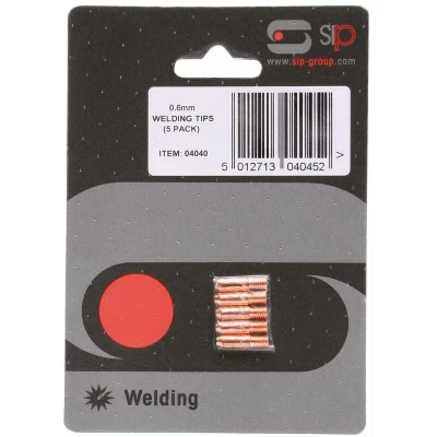 Image of 5x 0.6mm M5 mig Welding Tip Pack SIP