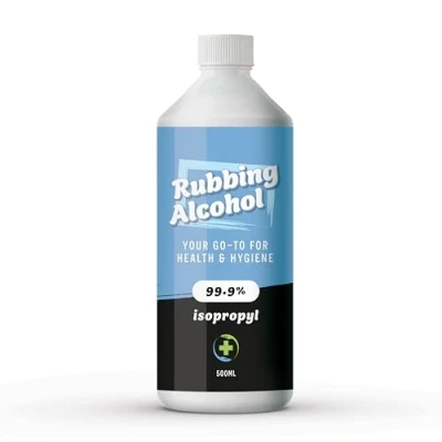 Image of Rubbing Alcohol 500ml 99% Pure Isopropanol IPA for Cleaning, Medical Use, Electronics, Glass, De icer, Painting