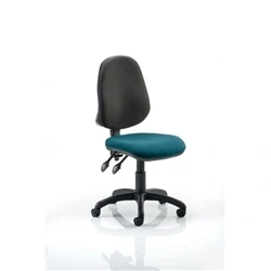 Image of Eclipse Plus II Lever Task Operator Chair Bespoke Colour Seat Maringa Teal