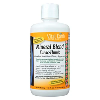Image of Vital Earth Minerals Mineral Blend Fulvic Humic, 32 Fluid Ounce