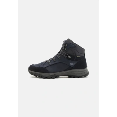 Image of Hanwag Banks LADY GTX Hiking shoes, Men&#039;s, Size: 6.5, Navy/asphalt Leather and textile
