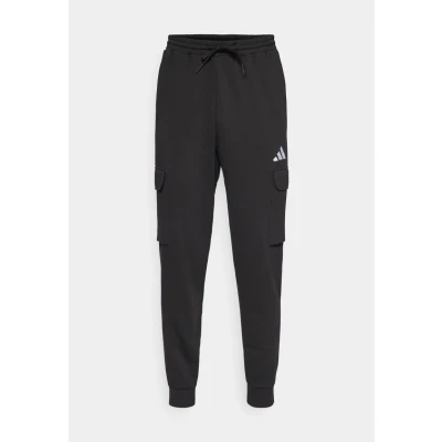 Image of adidas Sportswear Essentials FEEL COZY Cargo Tracksuit bottoms, Men&#039;s, Size: XS, Black/white