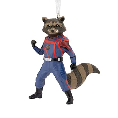 Image of Hallmark Marvel Studios Guardians of the Galaxy Vol. 3 Rocket Christmas Ornament