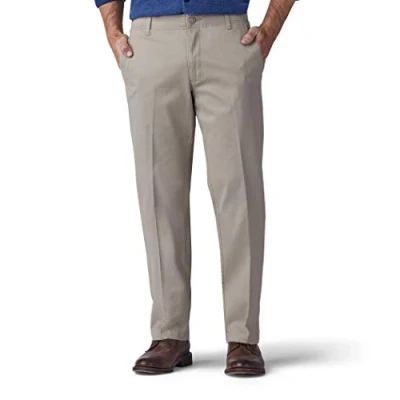 Image of Lee Men&#039;s Performance Series Extreme Comfort Straight Fit Pantperformance Pant, Pebble, 36W x 34L