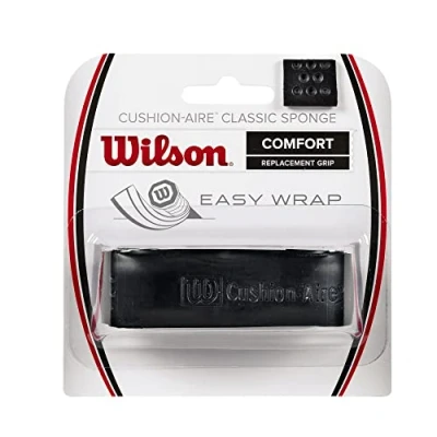 Image of Wilson Overgrip, CA Classic Sponge Grip, BasisOvergrip, Unisex, Black, 1 Pack, WRZ4205BK