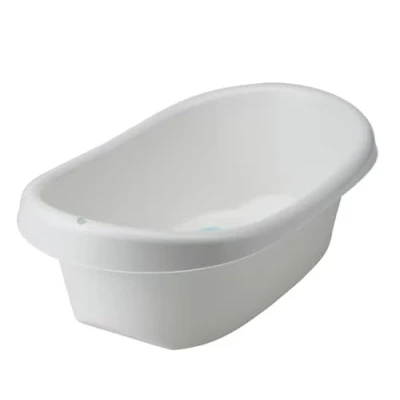 Image of LÄTTSAM Baby bath, white, green