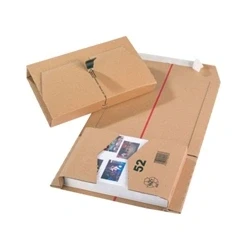 Image of Mailing Box 251x165x60mm Brown (20 Pack)
