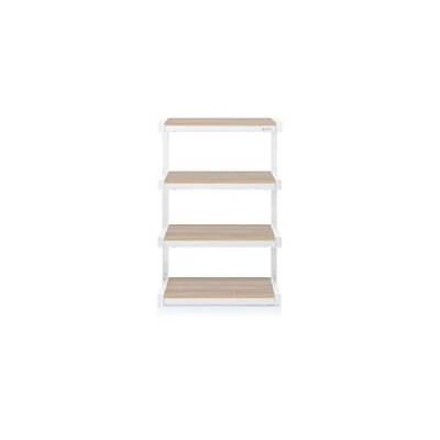 Image of Norstone Esse Hi Fi White and Oak Hifi Cabinet