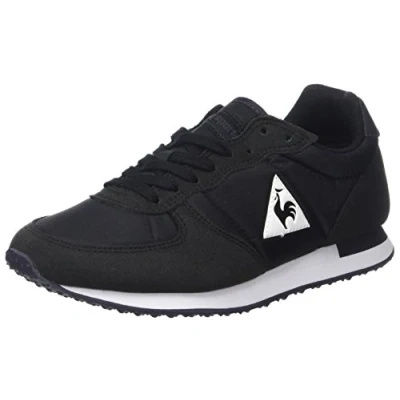 Image of Le Coq Sportif Men&#039;s Onyx Nylon Trainers, Black Black, 10.5 UK