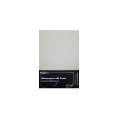 Image of Paper State Soho Script A4 100gsm Laid Champagne (50 Sheets)