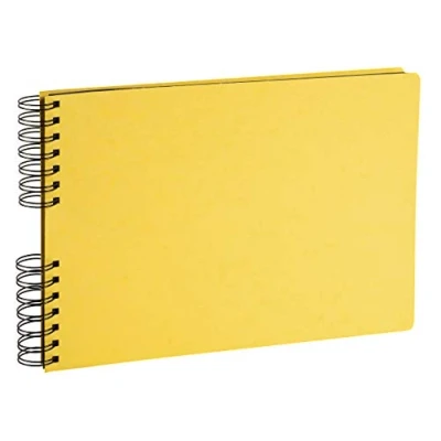 Image of Exacompta Ref 16540E Aquarel Collection Photo Album 32 x 22cm, Spiral Bound, 50 Black Thick Card Pages, Laminated Cover Assorted Pastel Colours