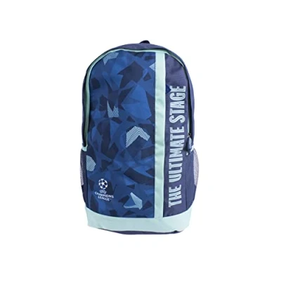 Image of UEFA Champions League Unisex&#039;s UCL Slim Backpack, Blue, One Size