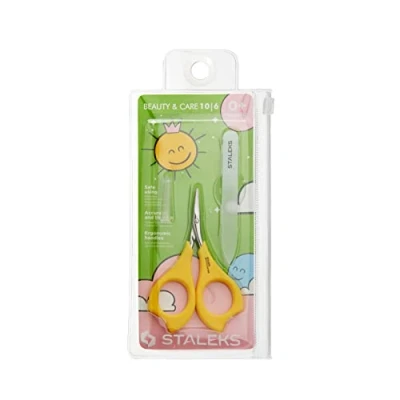 Image of Children Set of Matte Scissors + Nail File Staleks Manicure Pedicure Kids SBC 10/6