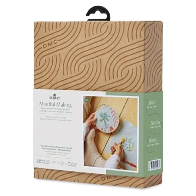 Image of DMC Soothing Spring Mindful Making Embroidery Kit