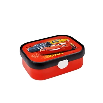 Image of Mepal Lunch Box Campus Bento for Children with Compartment &amp; Fork Clip Closure BPA Free Dishwasher Safe 750 ml Cars