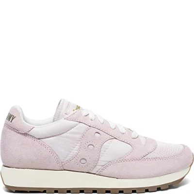 Image of Saucony Men&#039;s Jazz Original Vintage Sneaker, Pink, 8 UK