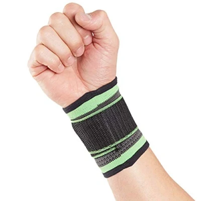 Image of Actesso Sports Wrist Strap Adjustable Support &amp; Pain Relief for Sprains or Injury (Small)