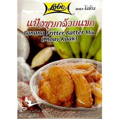 Image of Lobo Banana Fritter Batter Mix (Kloay Kaak) 85g