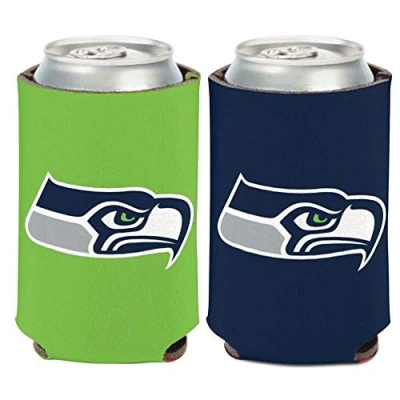 Image of WinCraft Seattle Seahawks Logo Can Cooler 12 oz.