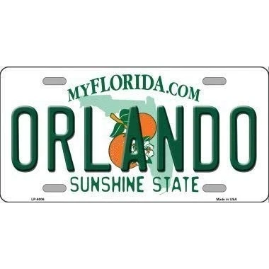 Image of DOGT Orlando Florida Novelty Metal License Plate