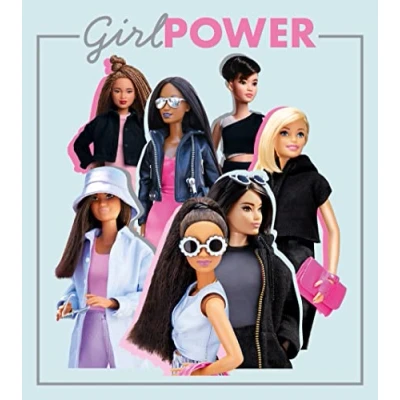 Image of Danilo Promotions Limited Barbie Girl Power Card, Card for All, Birthday Barbie, Official Card,Multi,7x6 inch