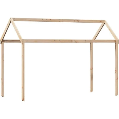 Image of vidaXL Kids&#039; Bed Roof 217x95.5x159 cm Solid Wood Pine