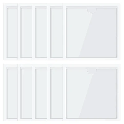 Image of LICQIC 10 Pcs Square Car License Holder, Parking Permit Holder Suitable for Most Cars Windshields