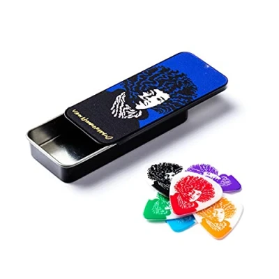 Image of Jim Dunlop JVHPT03M John Van Hamersveld Jimi Face Medium Pick Tin