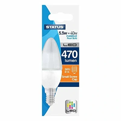 Image of Status 5.5W LED Candle Bulb Small Edison Screw