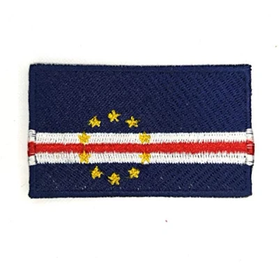 Image of Cape Verde National Country Flag Iron Sew on Embroidered Patch