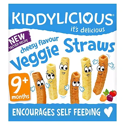 Image of Kiddylicious Cheesy Straws, 12g